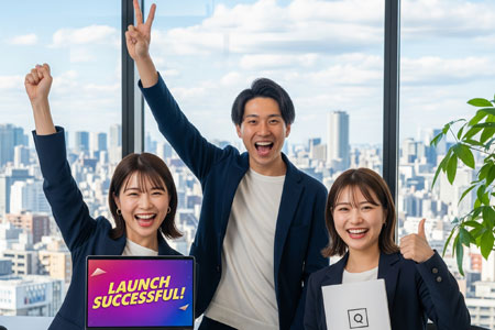 卒業とビジネスイメージ